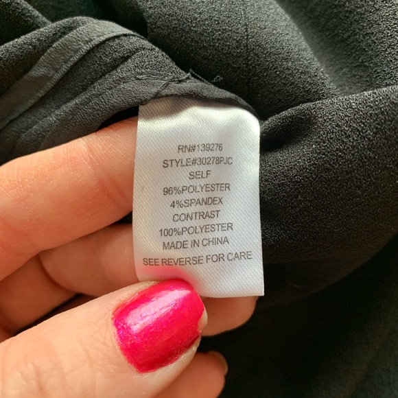 Daniel Rainn Black Open Front Vest Size S New - Picture 5 of 7